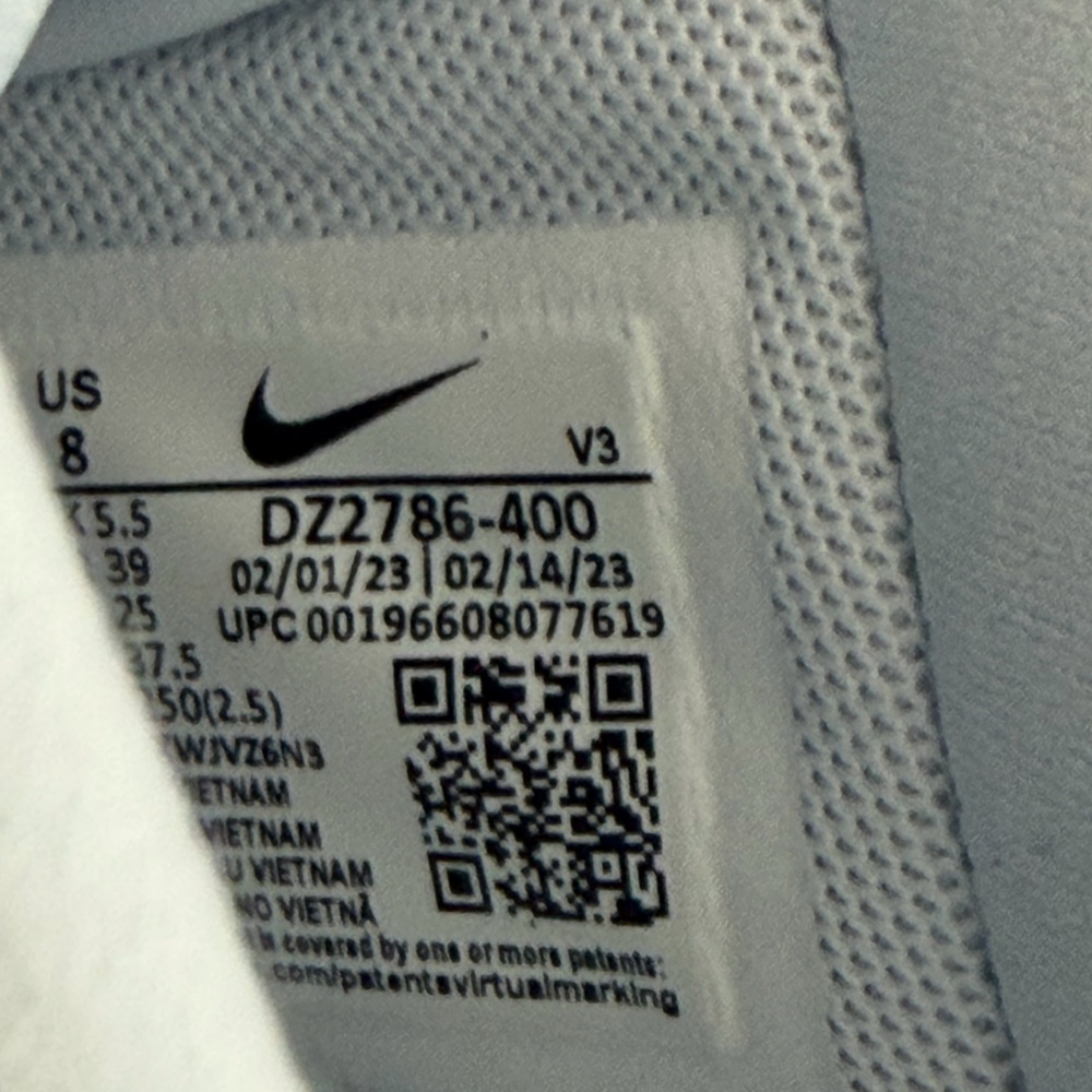 Nike Air Force 1 Low Women's Sneakers - Light Blue - Picture 5 of 5